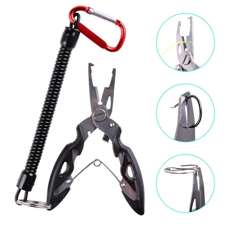 Alicates de Pesca, Tijeras, Co - Fishing Hook Stainless Steel reseña y precio